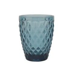 Gobelet en verre bleu 22cl - Diamond