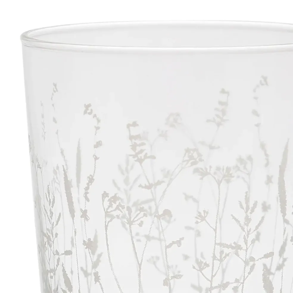 Gobelet en verre champetre blanc - bodega