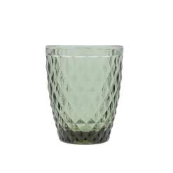 Gobelet en verre vert 22cl - Diamond