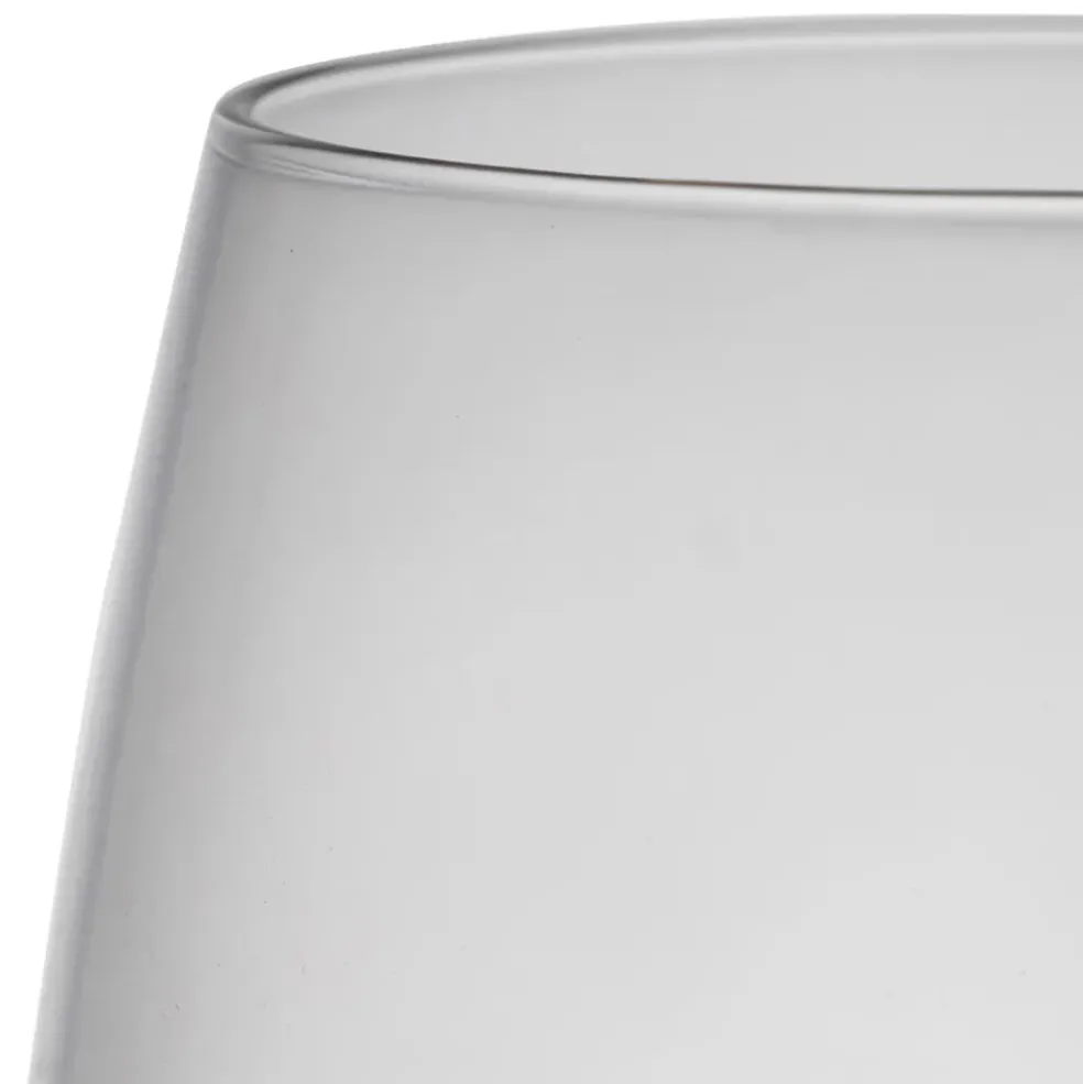 Gobelet santa en verre borosilicate rouge 50cl - Noel