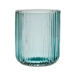 Gobelet strié menthe 35cl en verre - folky