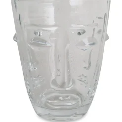 Gobelet visage transparent