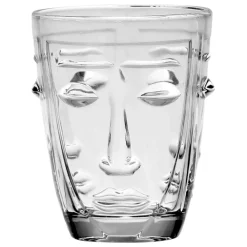 Gobelet visage transparent