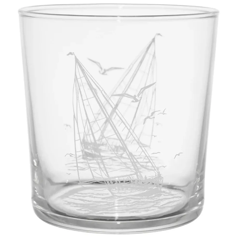 Gobelet voilier en verre blanc 36cl - Bodega