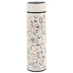Gourde isotherme avec filtre beige 45cl -terre brulée