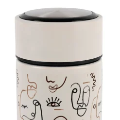 Gourde isotherme avec filtre beige 45cl -terre brulée