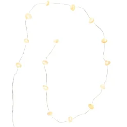 Guirlande avec led coquillage naturel l130cm