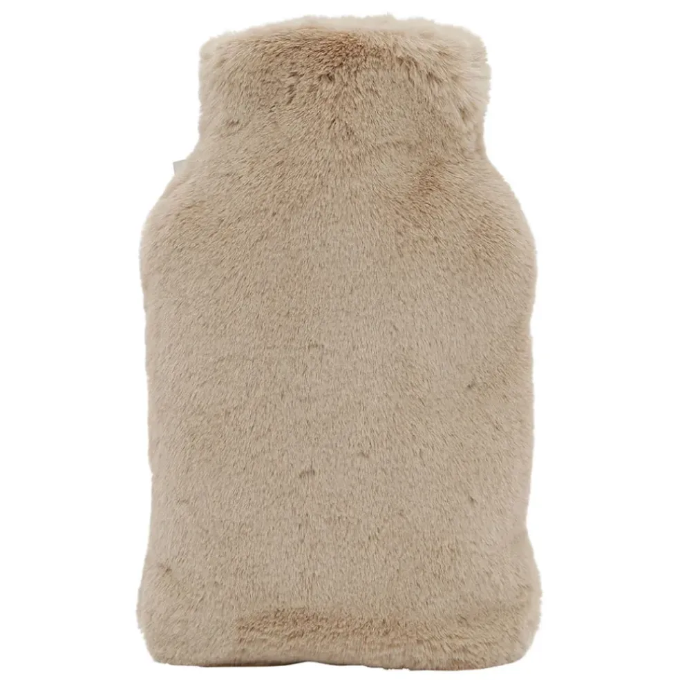 Housse bouillotte en tissu peluché - Adalie