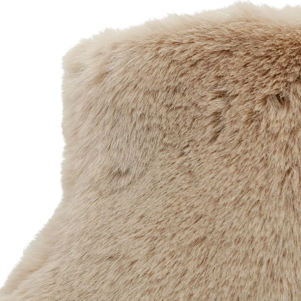 Housse bouillotte en tissu peluché - Adalie