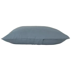 Housse coussin en lin turquin 80x80cm - Porticcio