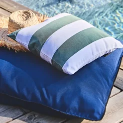 Housse coussin en tissu marine 80x80cm - Bimini