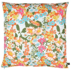 Housse coussin en tissu paprika 80x80cm - Faro