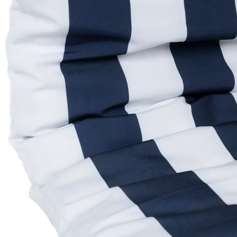 Housse de bain de soleil en tissu marine 70x190cm - Riviera