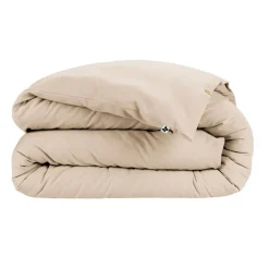 Housse de couette en flanelle sable 240x220cm - Candice