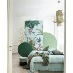 Housse de couette en voile de coton kaki 260x240cm - Dili