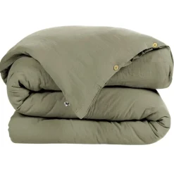 Housse de couette romarin en gaze de coton 240x220cm - Gaia