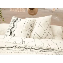 Housse de couette 240x220 cm et 2 taies d'oreiller 60x60cm berbère - Gaia