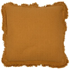 Housse de coussin amerida Moutarde en Coton