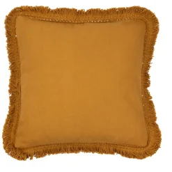Housse de coussin amerida Moutarde en Coton