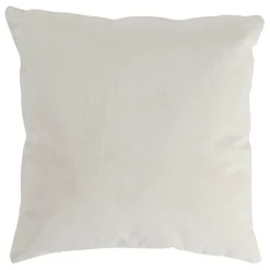 Housse de coussin dune blanc cassé 45x45cm coton