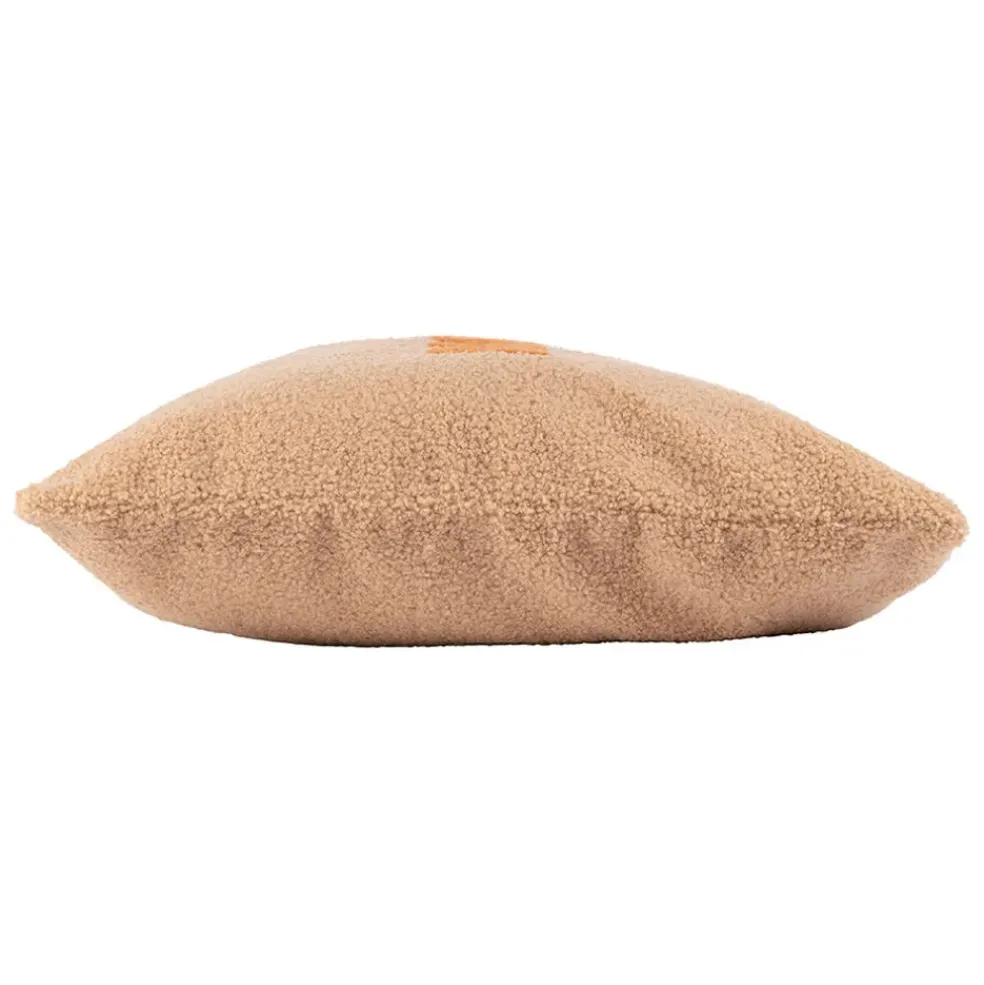 Housse de coussin en bouclettes nude 45x45cm - Funny