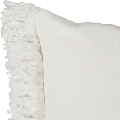 Housse de coussin en coton cauri bleu marine 50x30cm - Bord De Mer