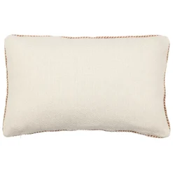 Housse de coussin en coton écru 50x30cm - Seguia