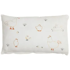 Housse de coussin en coton 50x30cm - La Ferme