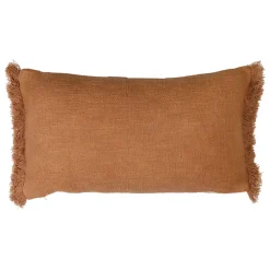 Housse de coussin en coton terracotta 50x30cm - Organic