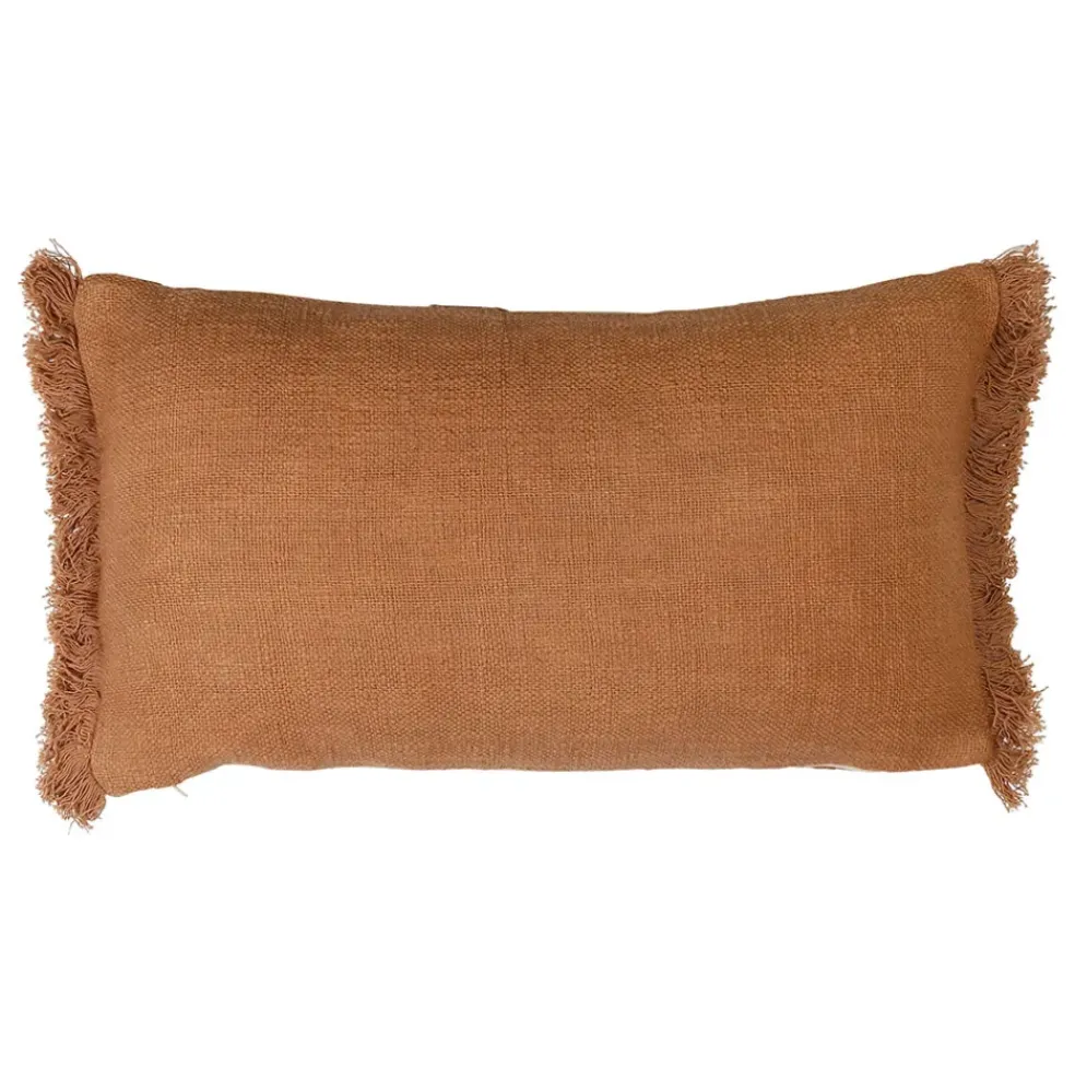 Housse de coussin en coton terracotta 50x30cm - Organic