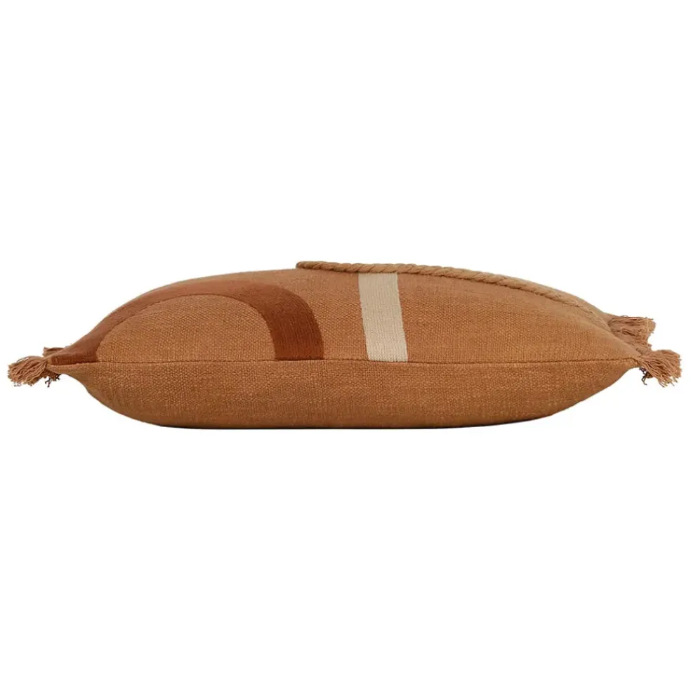 Housse de coussin en coton terracotta 50x30cm - Organic