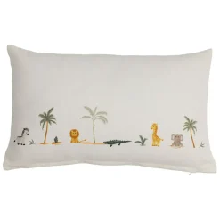 Housse de coussin en coton multicolore 50x30cm - Zawadi