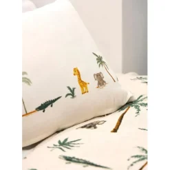 Housse de coussin en coton multicolore 50x30cm - Zawadi
