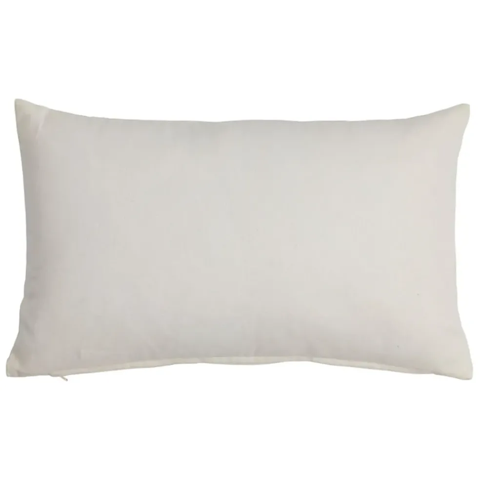 Housse de coussin en coton multicolore 50x30cm - Zawadi
