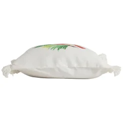 Housse de coussin en coton multicolore 45x45cm - Rouge-Gorge