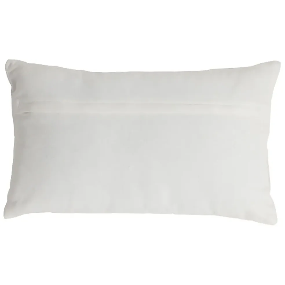Housse de coussin en coton multicolore 50x30cm - Rouge-Gorge
