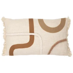 Housse de coussin en coton ecru 50x30cm - Manarola