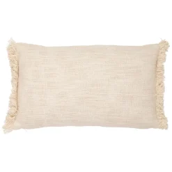 Housse de coussin en coton ecru 50x30cm - Manarola