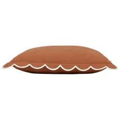 Housse de coussin en coton terracotta 45x45cm - Nomadea
