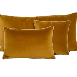 Housse de coussin en coton gold 80x80cm - Delhi