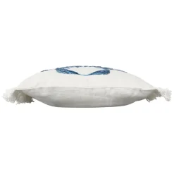 Housse de coussin en coton st-jacques bleu marine 45x45cm - Bord De Mer