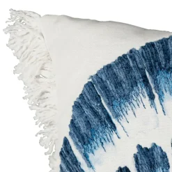 Housse de coussin en coton st-jacques bleu marine 45x45cm - Bord De Mer