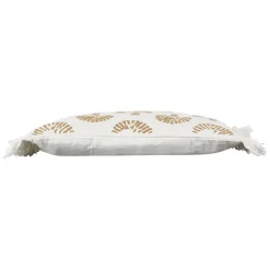 Housse de coussin en coton beige 50x30cm - Jaklel