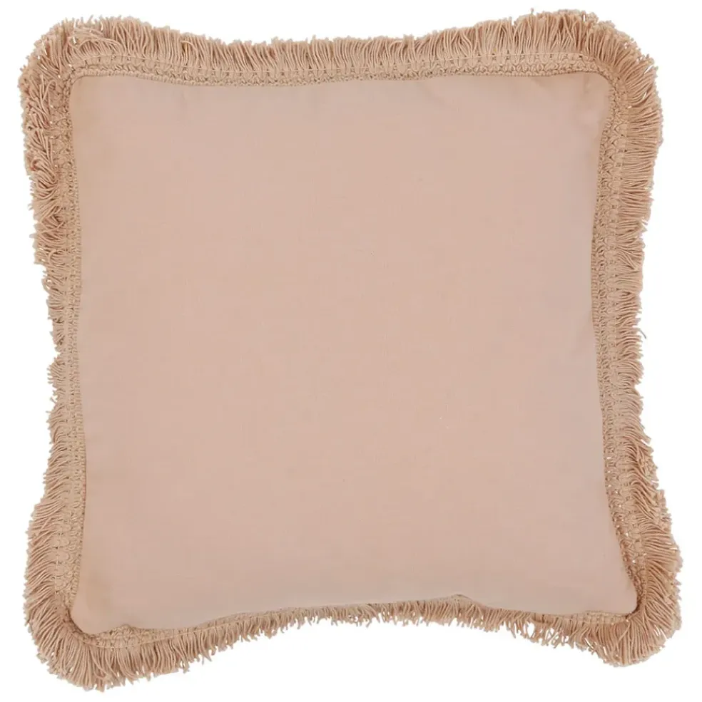 Housse de coussin en coton nude 45x45cm - Amerida