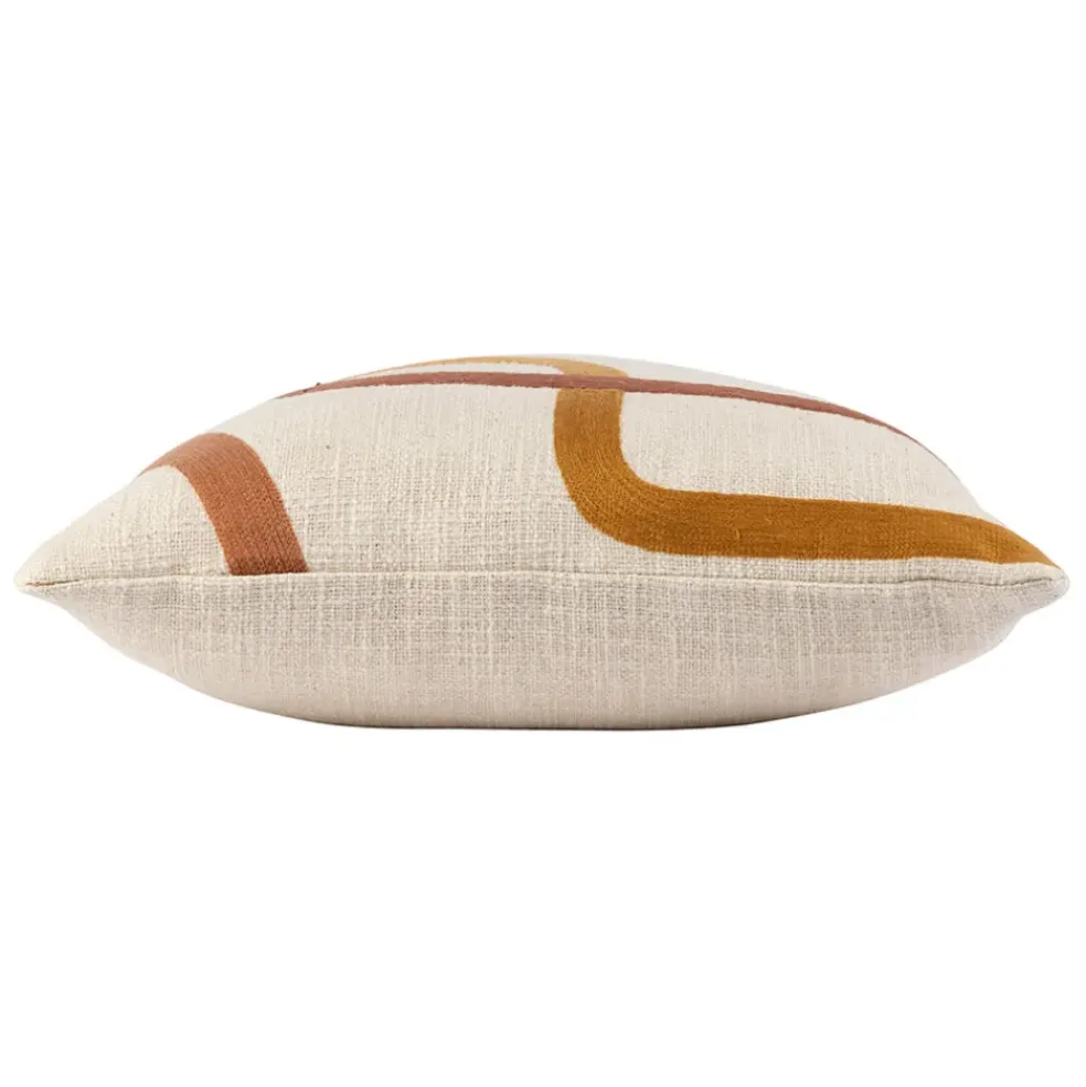 Housse de coussin en coton ecru 45x45cm - Manarola