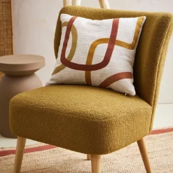 Housse de coussin en coton ecru 45x45cm - Manarola