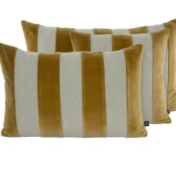 Housse de coussin en lin gold 50x80cm - Brisbane