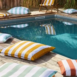 Housse de coussin en polyester outdoor curry 80x80cm - Riviera