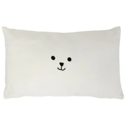 Housse de coussin en velours écru 50x30cm - Songes