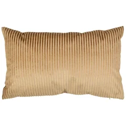 Housse de coussin en velours côtelé doré 50x30cm - Klosen